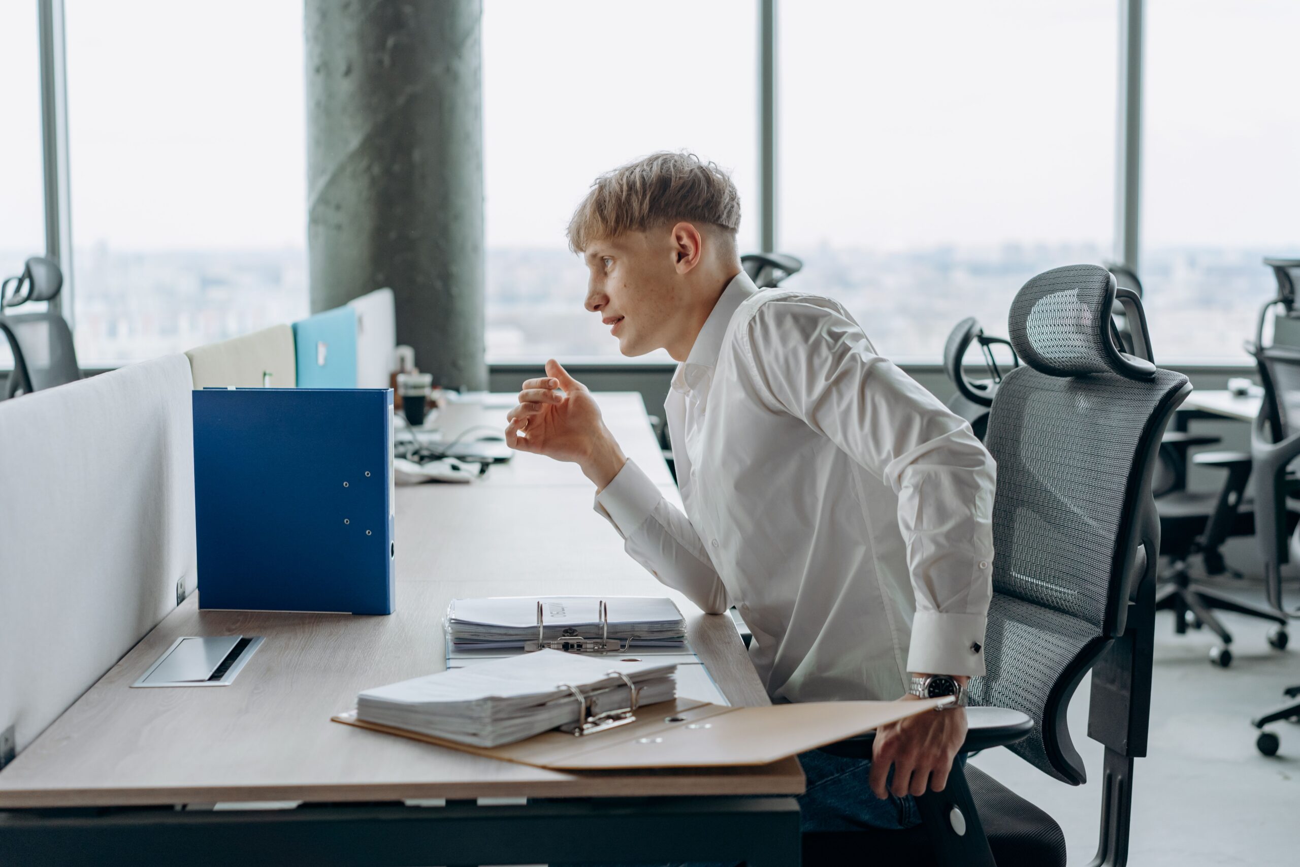 desk posture